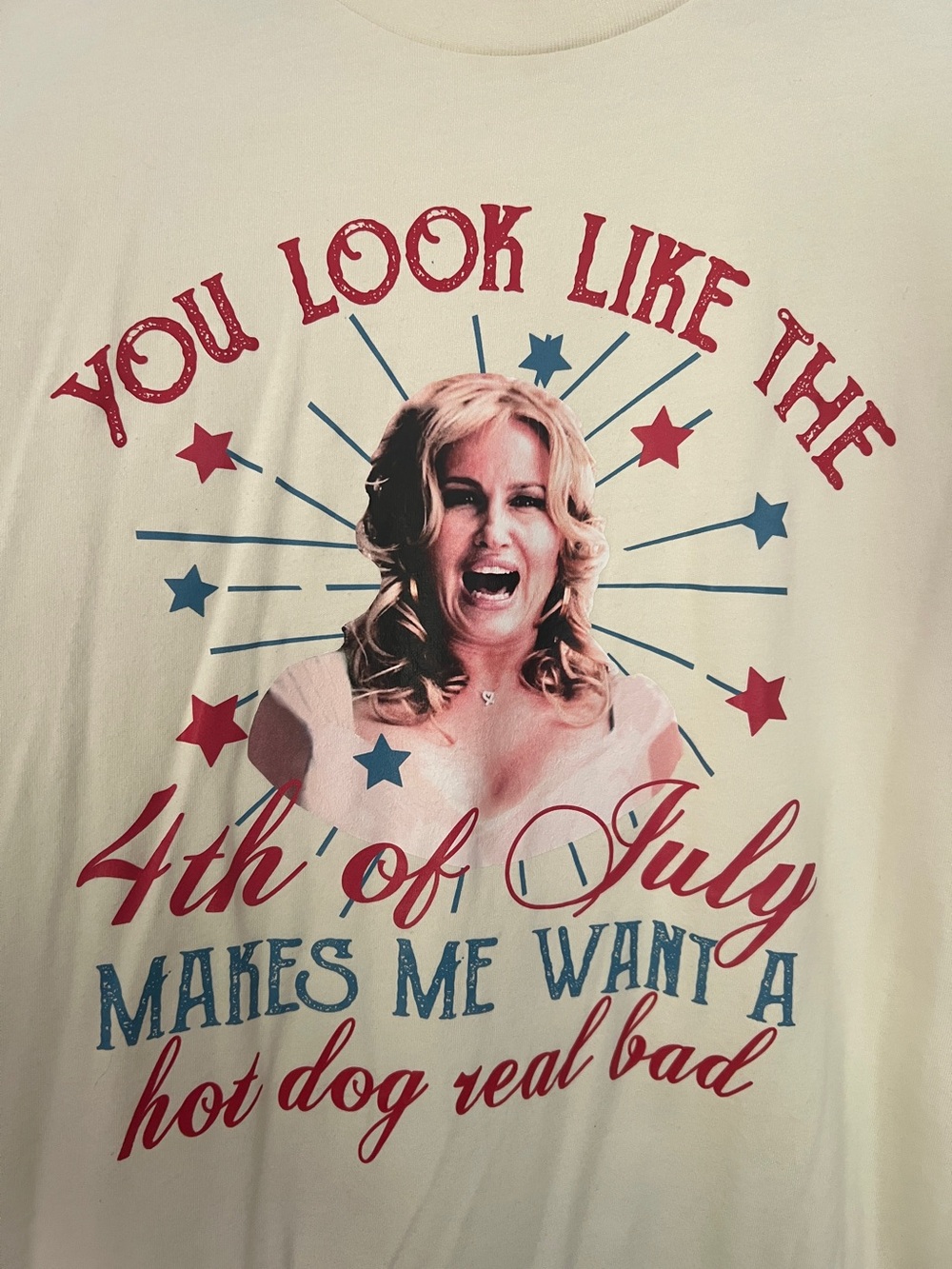 Boutique- 4th July t shirt- Jennifer Coolidge- unisex L